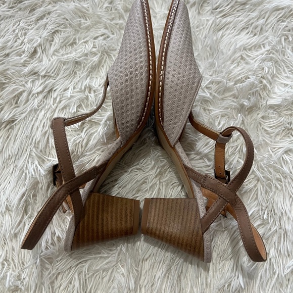 Sundance pointed stacked heel ankle strap - size 37 US 6.5 - Picture 6 of 8